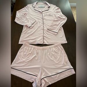 Tommy John Peach Pink Pajama Set XL NWT